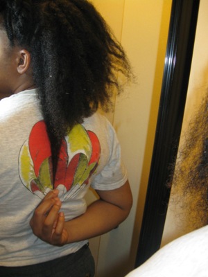 Curly Hair Growth Progress in April 2010